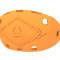 Защитный силиконовый чехол для PS VR 2 (Оранжевый)