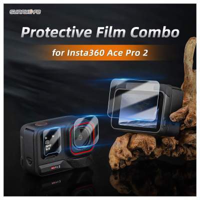 Защитная пленка Sunnylife для Insta360 Ace Pro 2 (1 основных экрана + 1 малых экрана + 1 объектива)