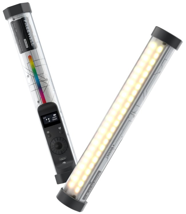 Портативный LED RGB осветитель 28 см, FW-LTB-28