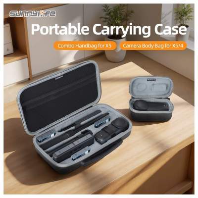 Портативный чехол-сумка Sunnylife, защитный комбинированный чехол для мини-путешествий, аксессуары для Insta360 X5