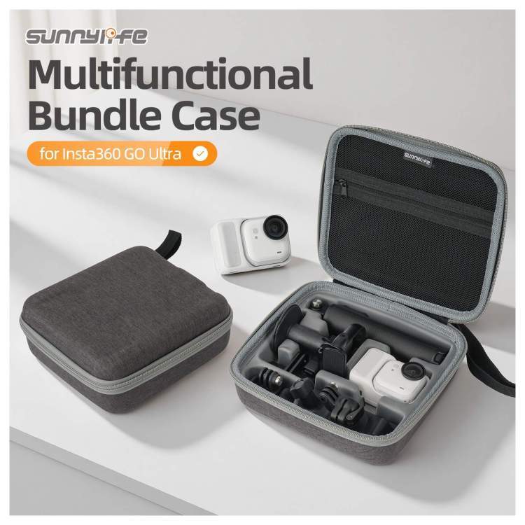 Кейс Sunnylife, многофункциональный защитный чехол для аксессуаров и хранения Insta360 GO Ultra