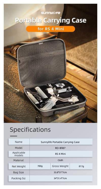 Сумка-чехол Sunnylife, сумка через плечо, аксессуары для RS 4 Mini