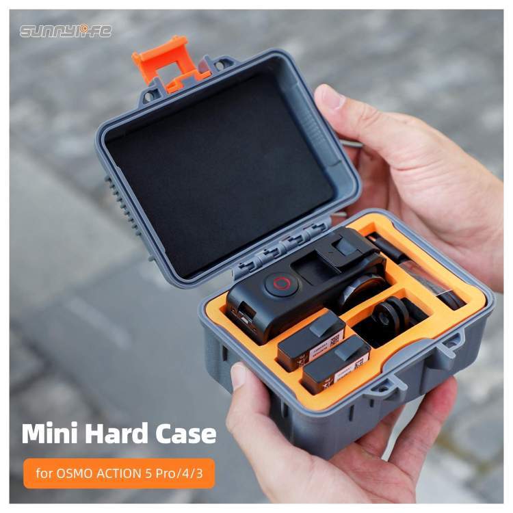 Водонепроницаемый, ударопрочный, жесткий чехол Sunnylife Mini для OSMO ACTION 5 Pro/4/3