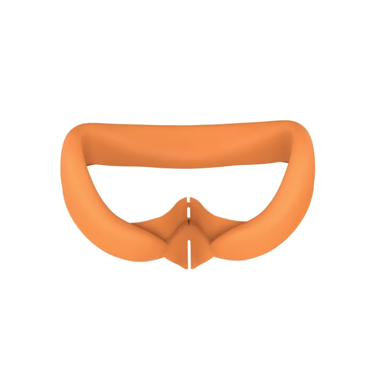 Силиконовая защита маска для VR шлема Pico 4 (оранжевый)